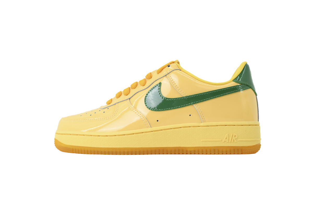 Nike Air Force 1 Low Patent Leather Topaz Gold IO4489-700
