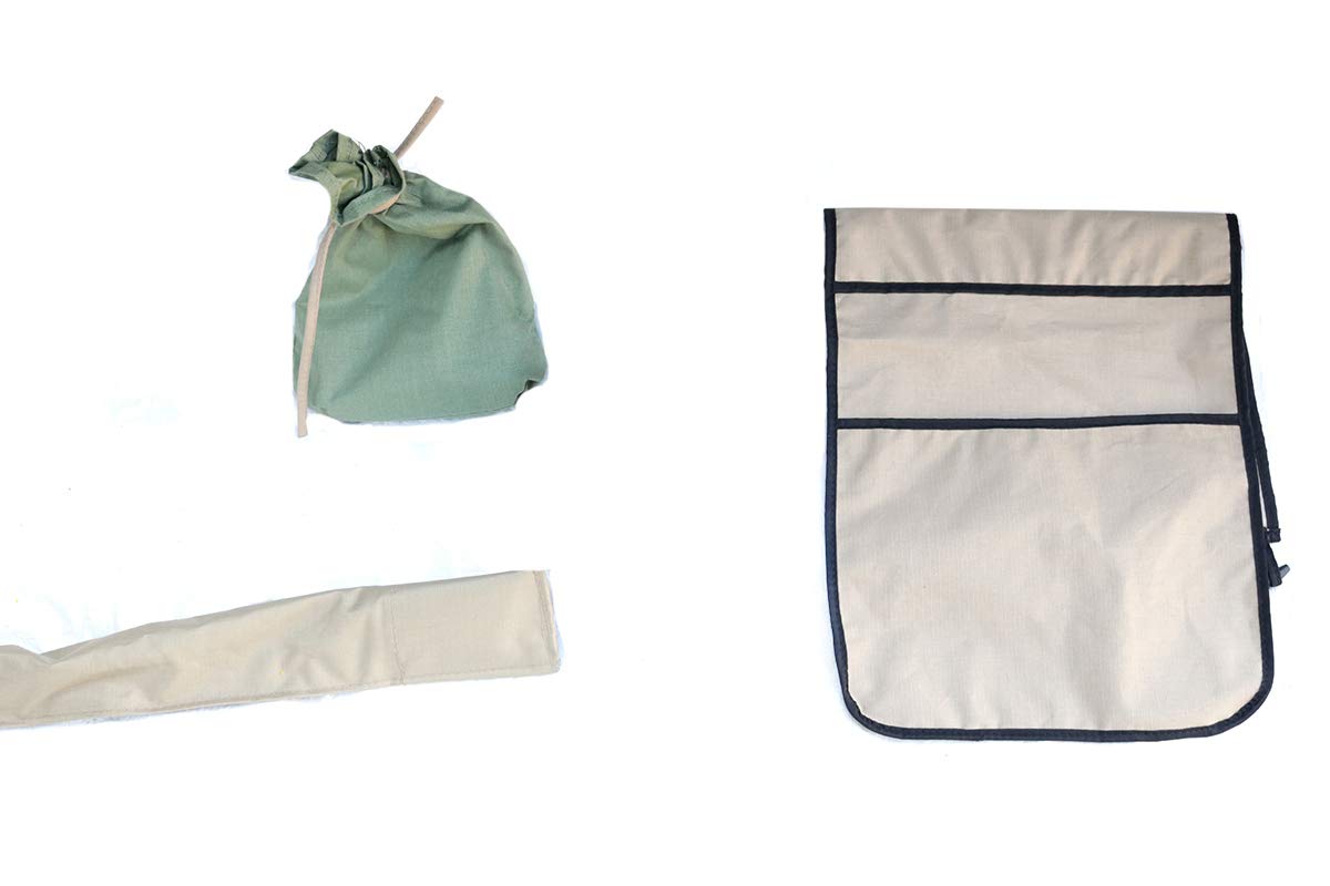 Beige Overlanding Tent Pop Up Roof Tent Universal for Cars