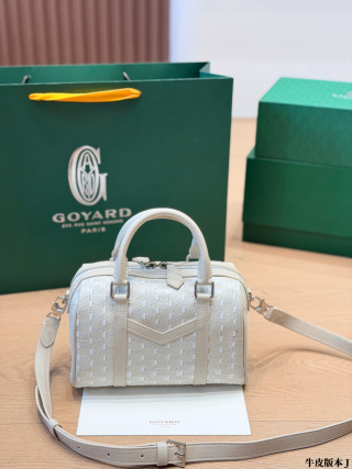 Goyard Mini Boston Bag Goyardine Canvas