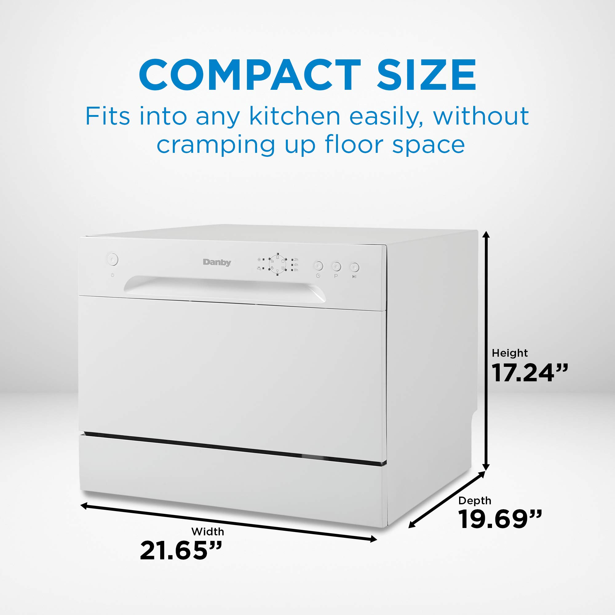Countertop Dishwasher with 6 Place Settings