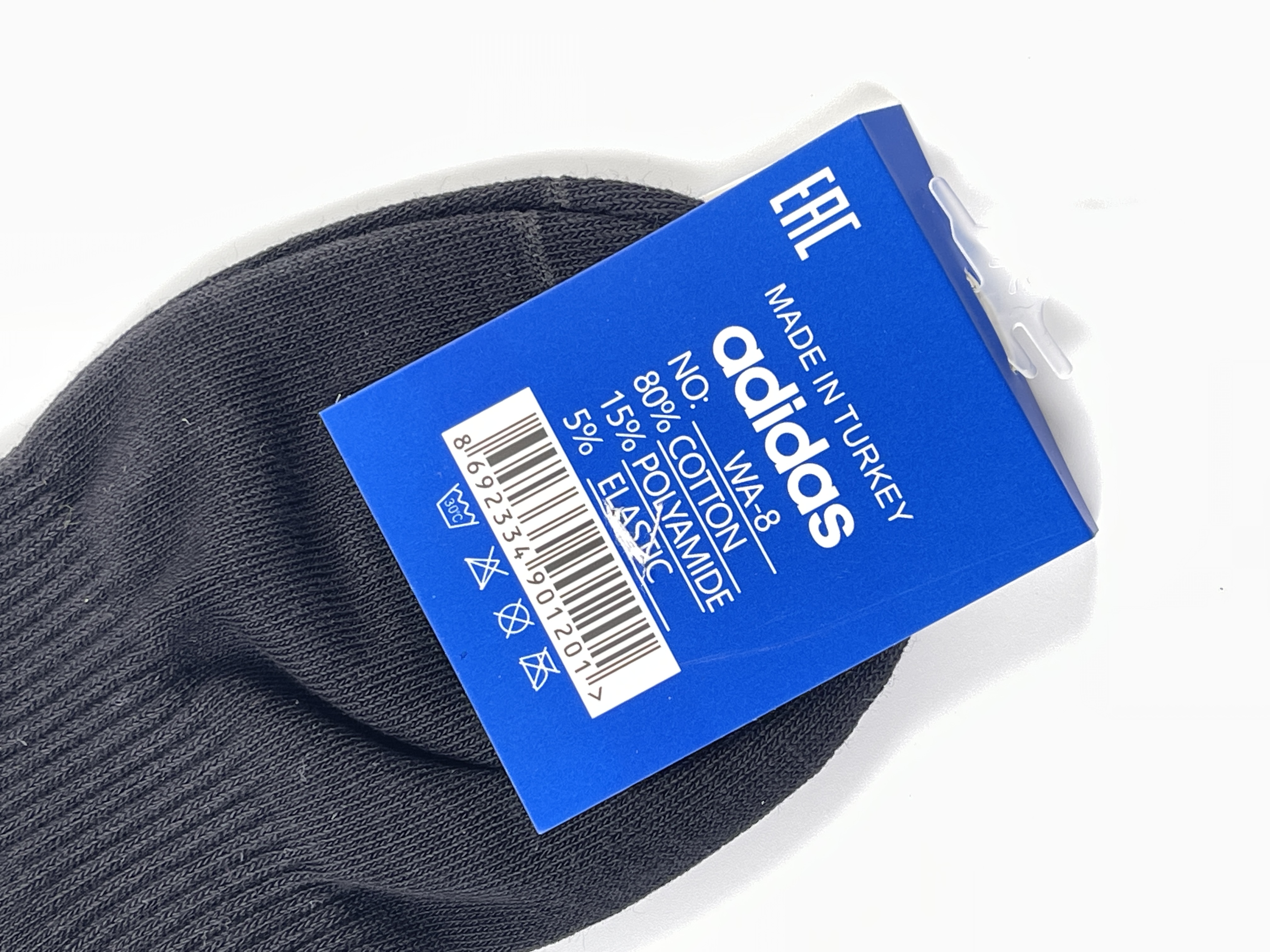 Adidas Ankle Socks White Black
