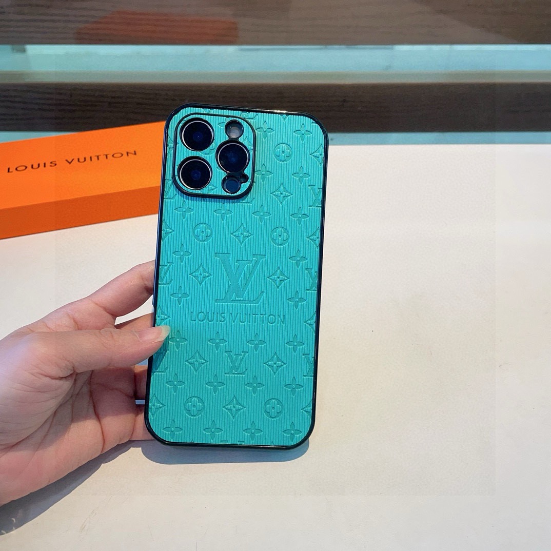 Louis Vuitton Embossed Monogram Vertical Stripe Luxury Phone Case