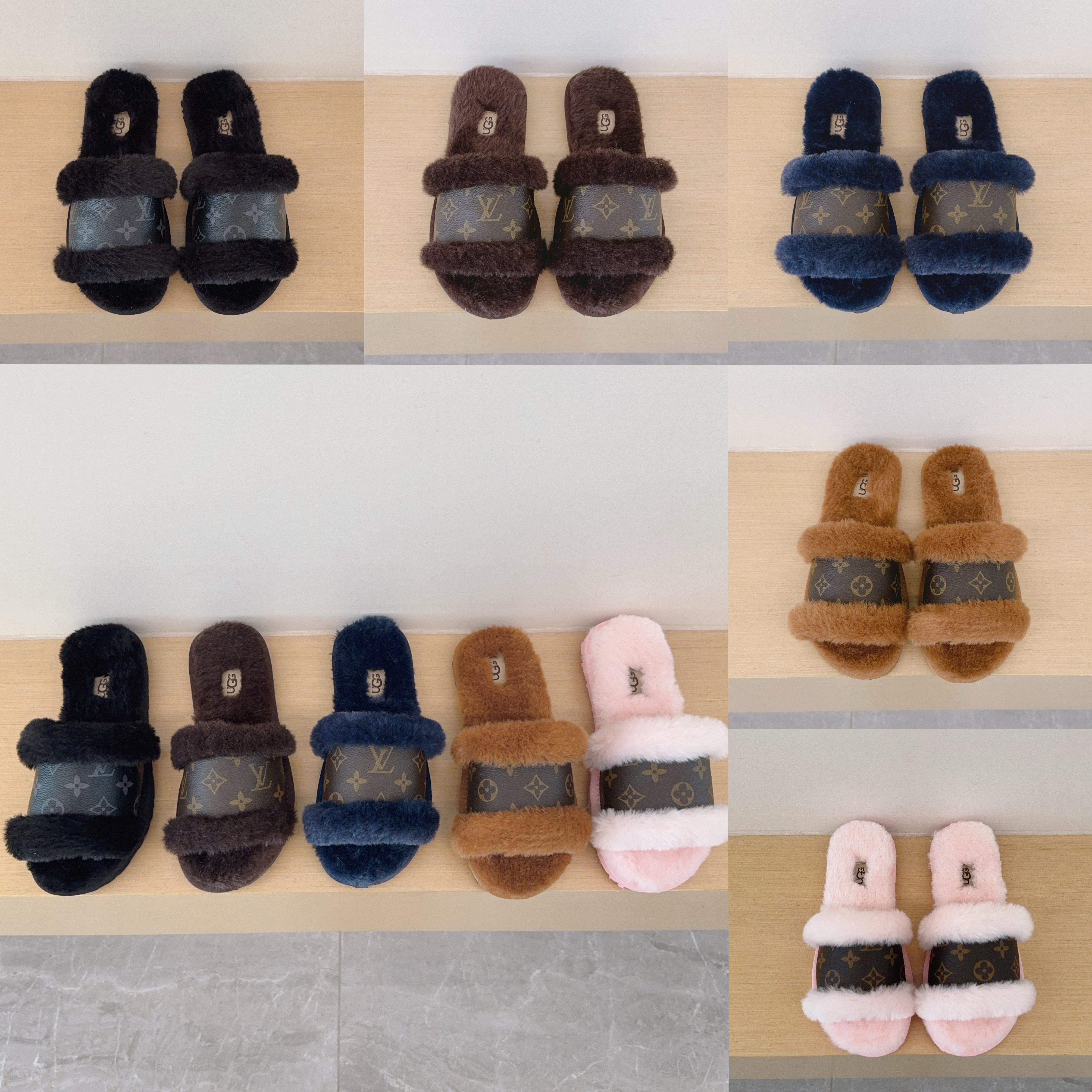 UGG Kids Collaboration Slide Sandals