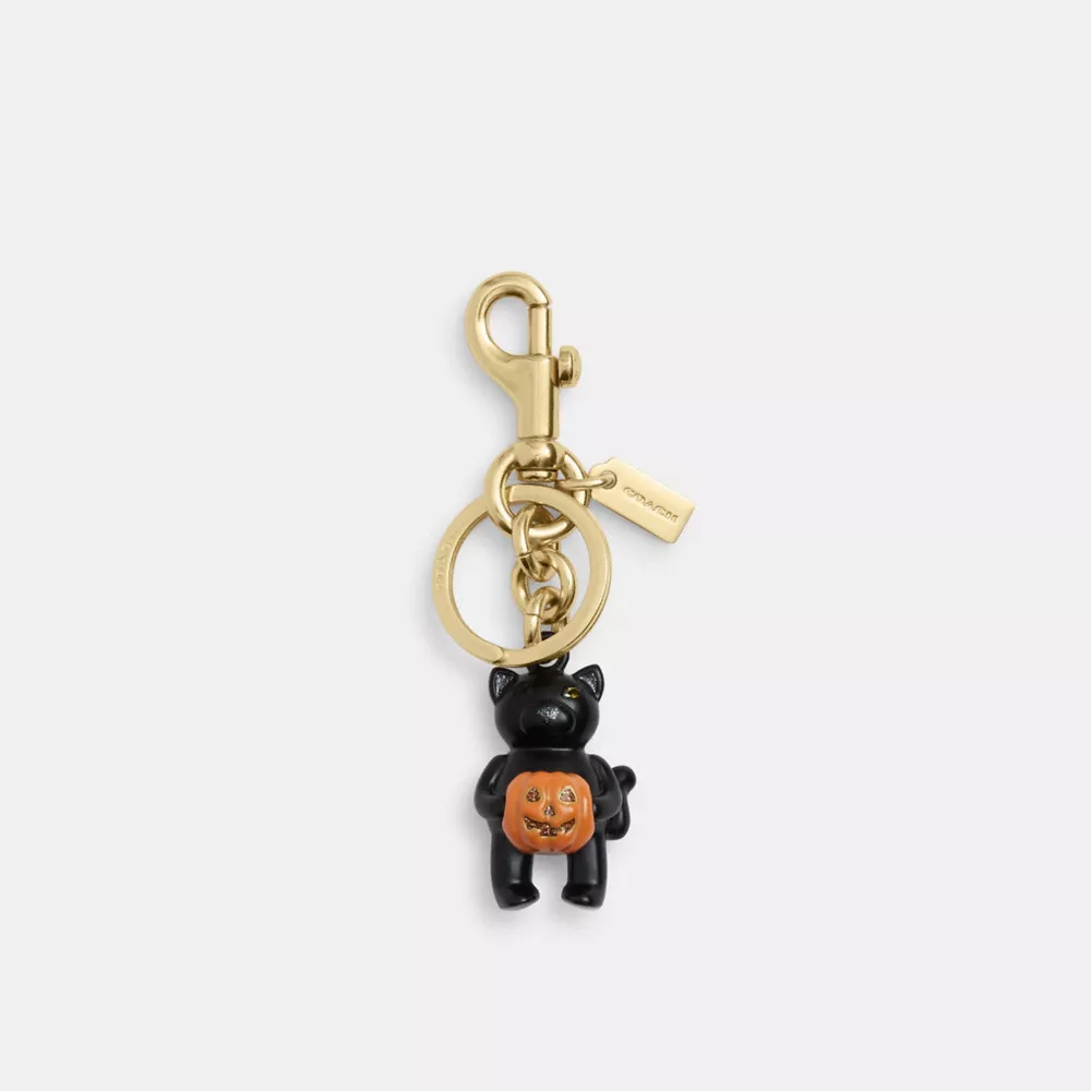 Halloween Cat Bag Charm