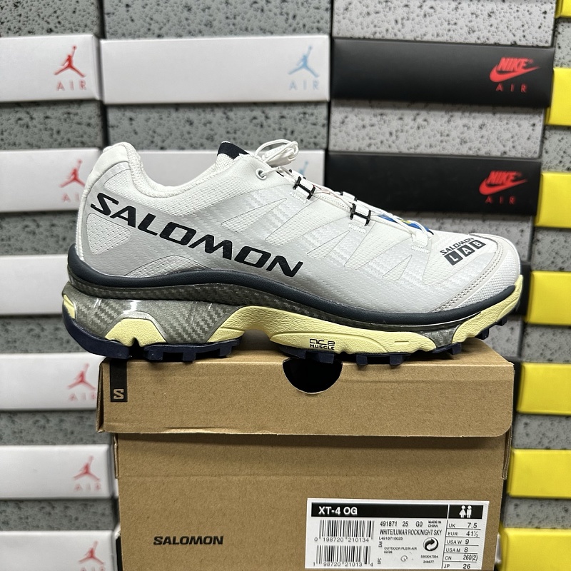 Salomon XT-4 White Gray Sneakers