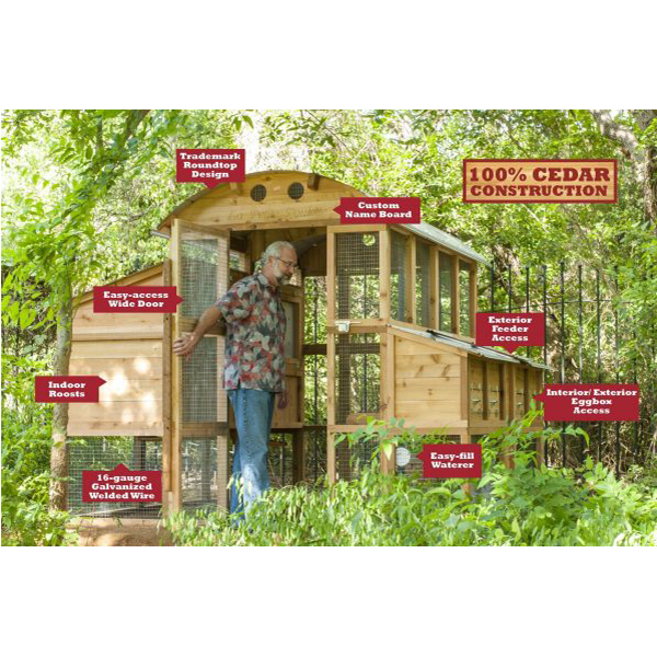 Walk-In Coop domed