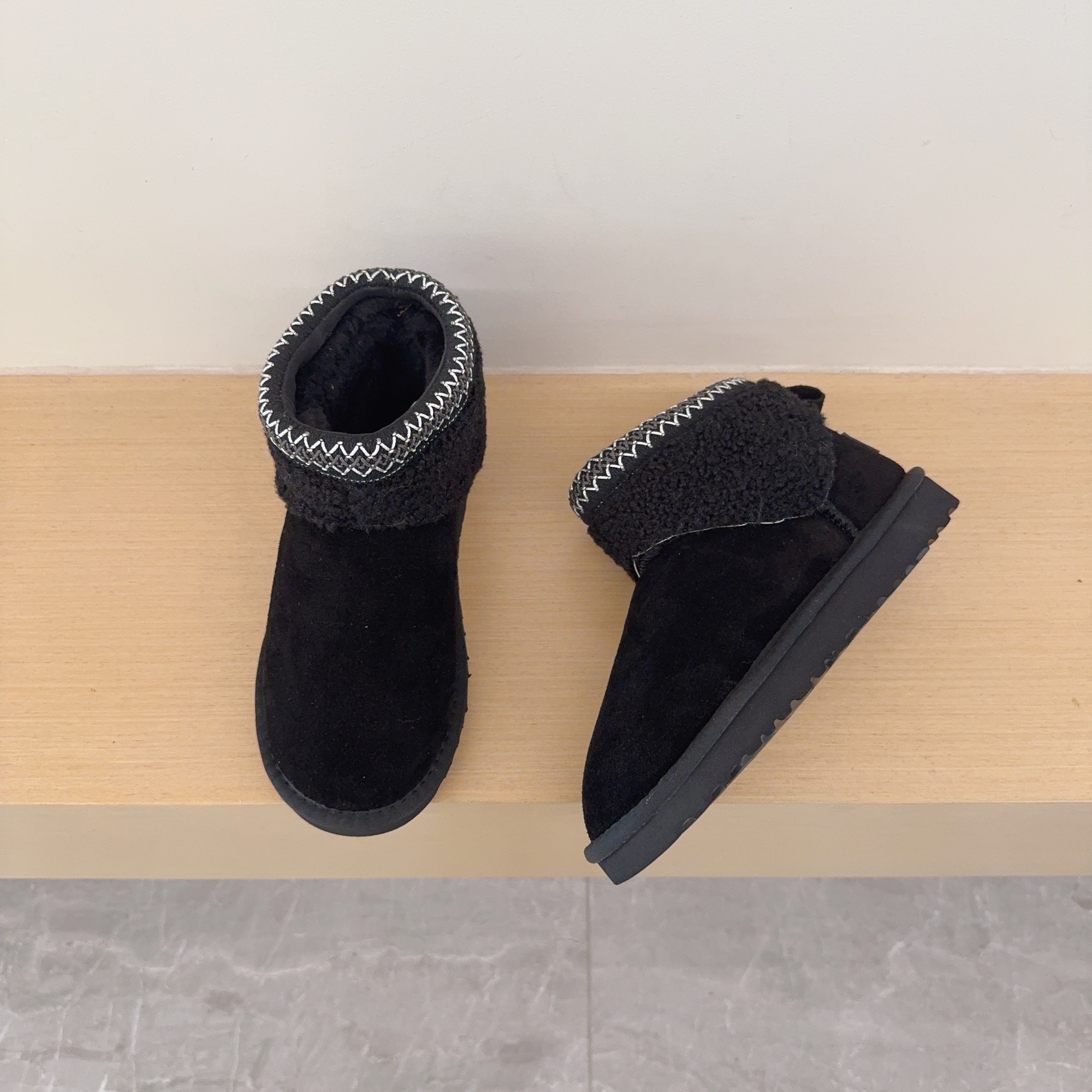 Teddy Suede Ankle Boots