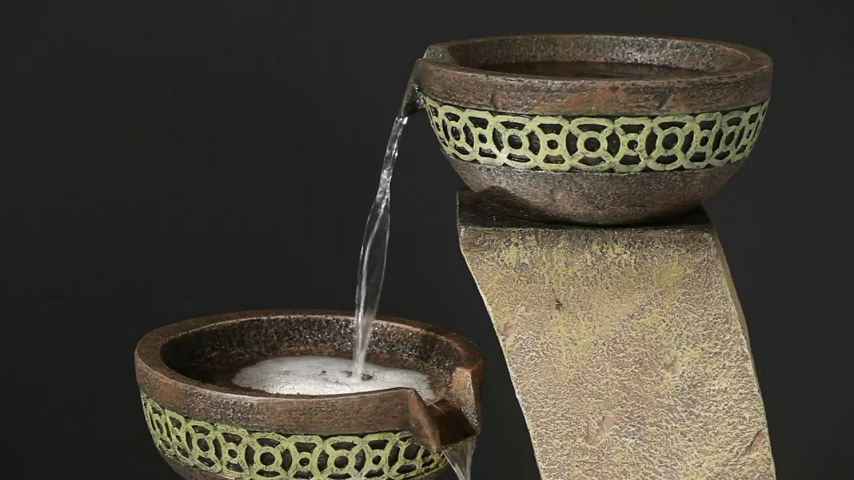 Four Bowl Floor Water Fountain 41