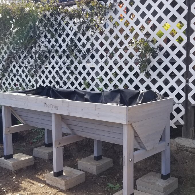Wood Elevated Planter
