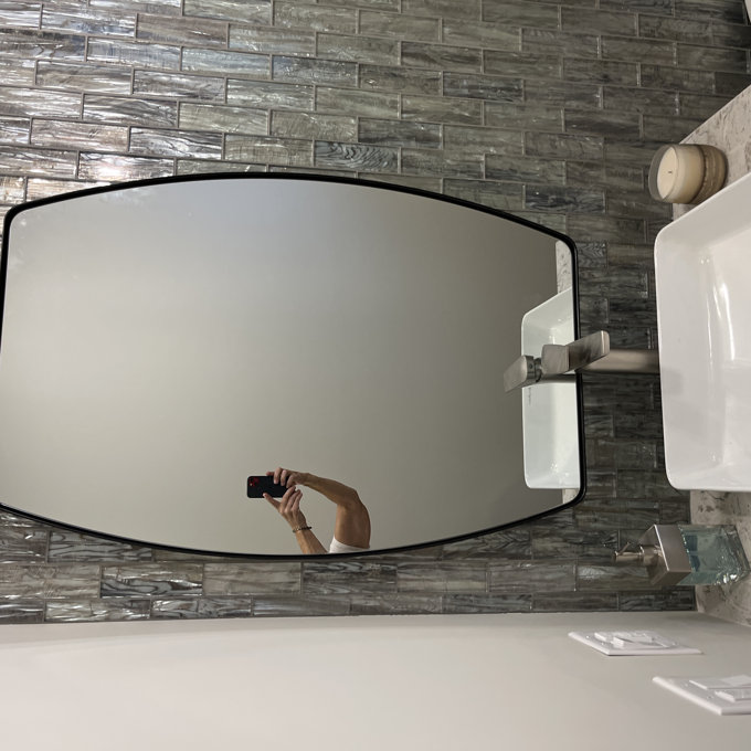 Irregular Metal Wall Mirror