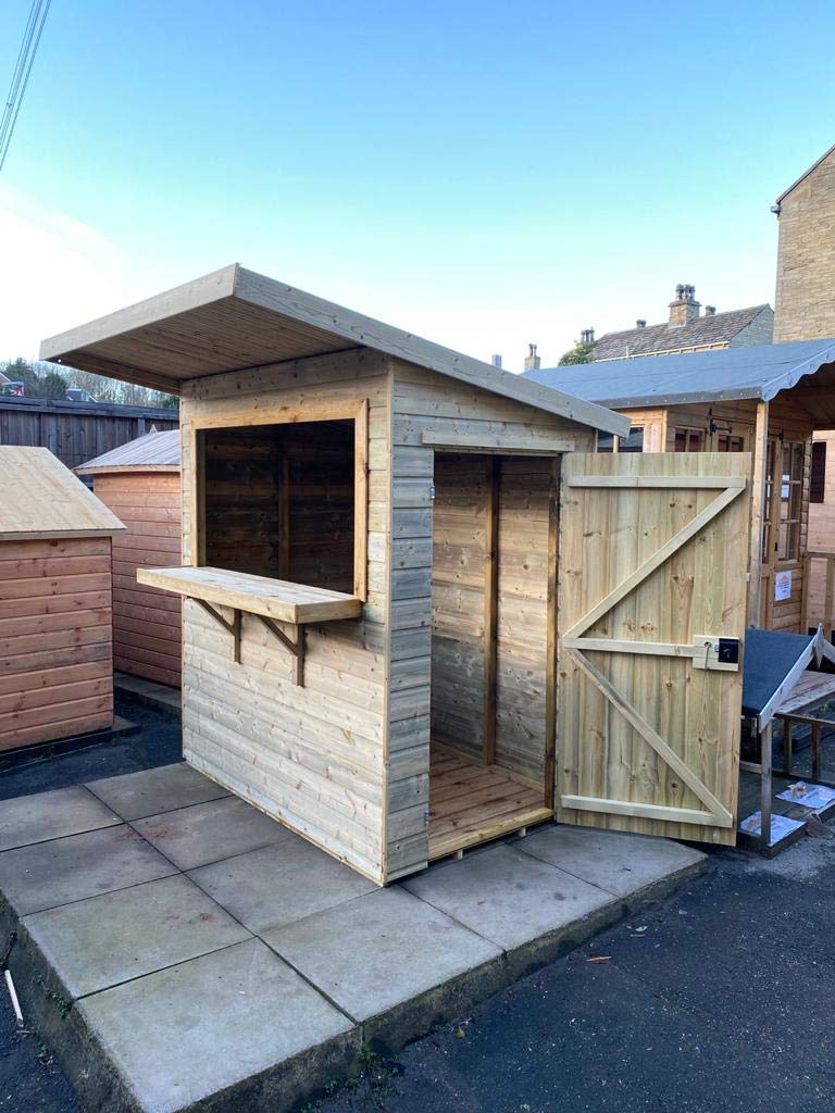 Garden Bar Drinks Shed 6x4 Fully T&G Quality Wooden Party Hut