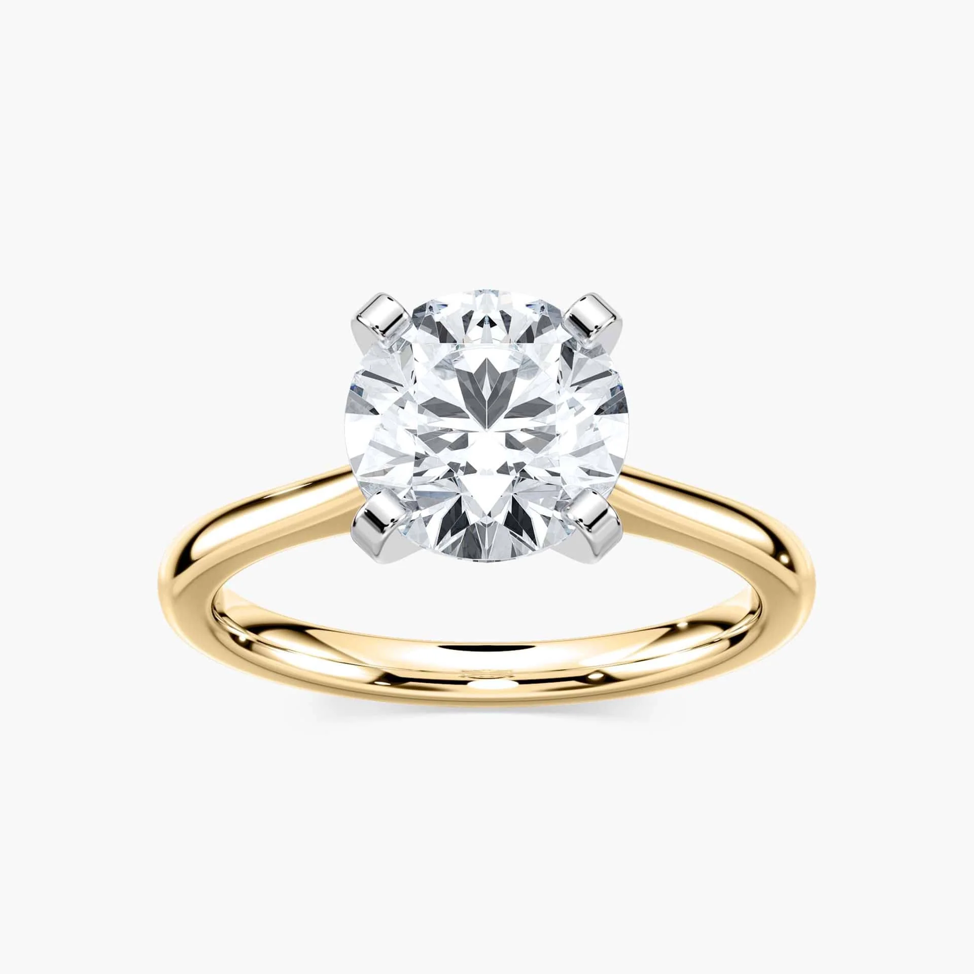 Marie Lab Grown Diamond Cathedral Stackable Solitaire Engagement Ring