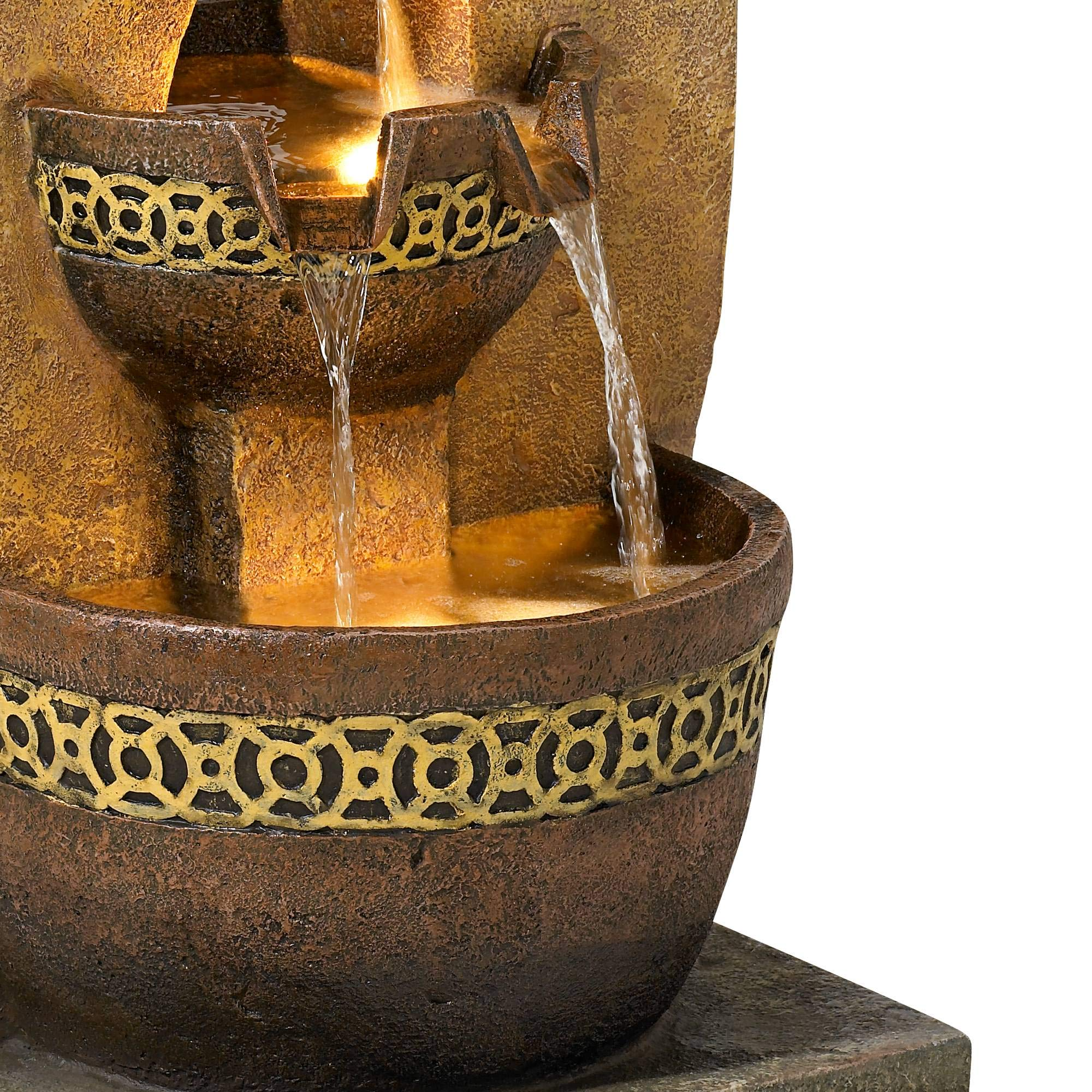 Four Bowl Floor Water Fountain 41