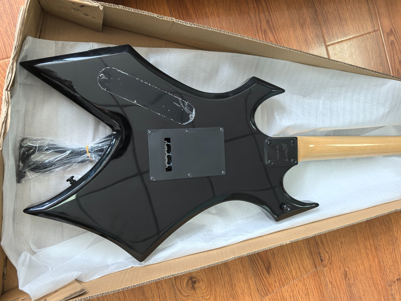 BC Rich Kerry King Warlock Electric Guitar Black HH Pickup FR Bridge Hot Sale