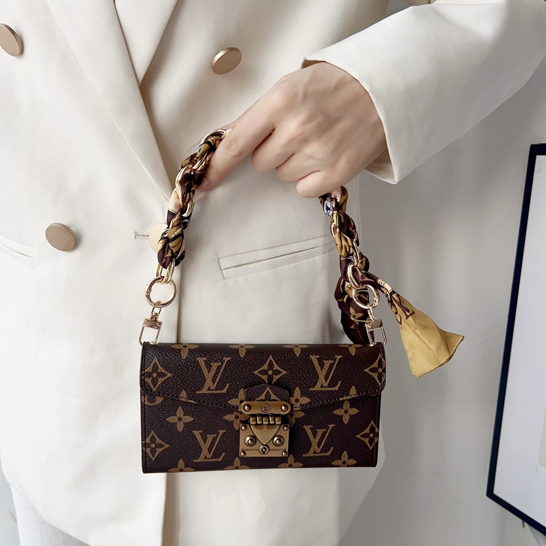 Louis Vuitton & Gucci Luxury Monogram Wallet Crossbody Phone Purse Case