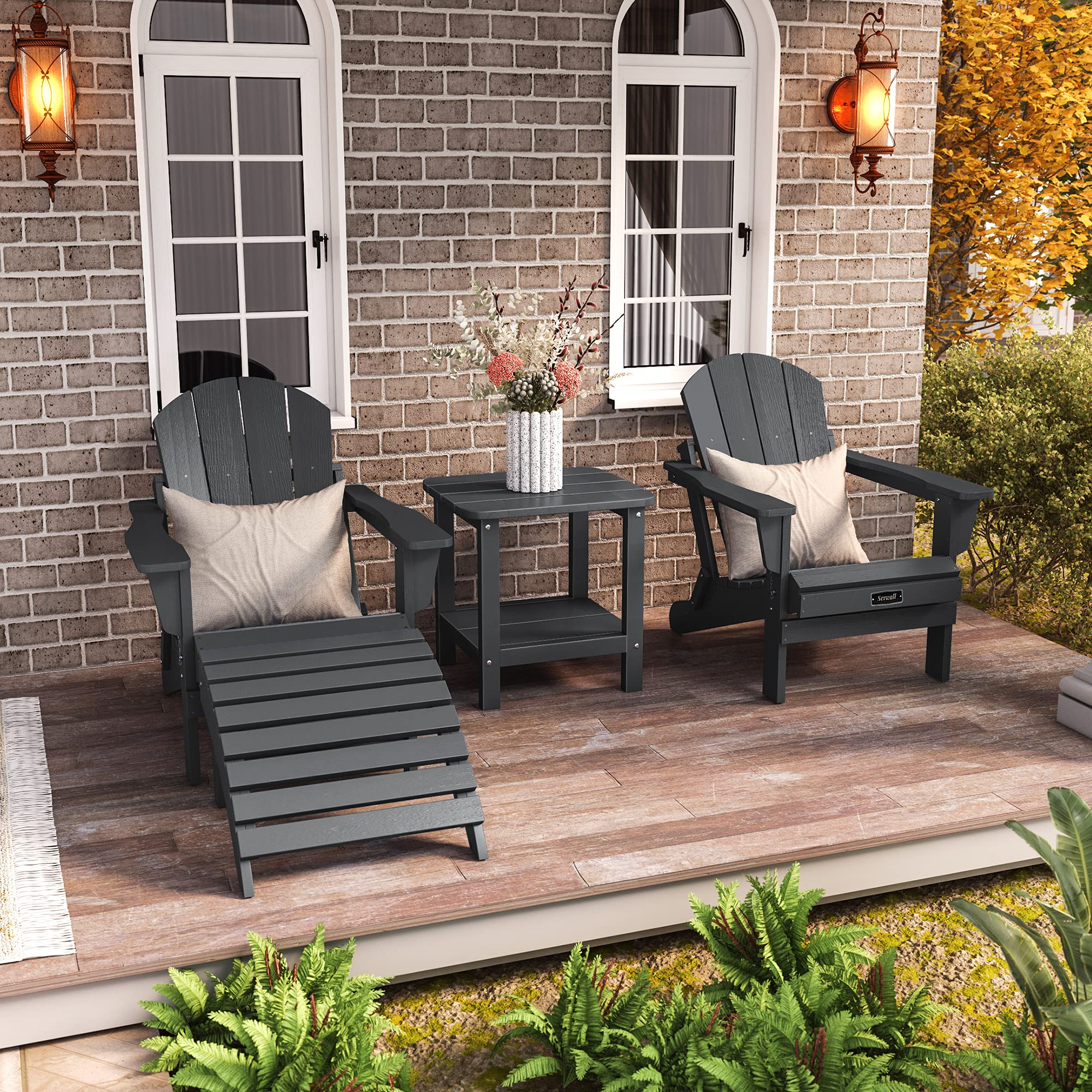 Folding Adirondack Chair Set of 4