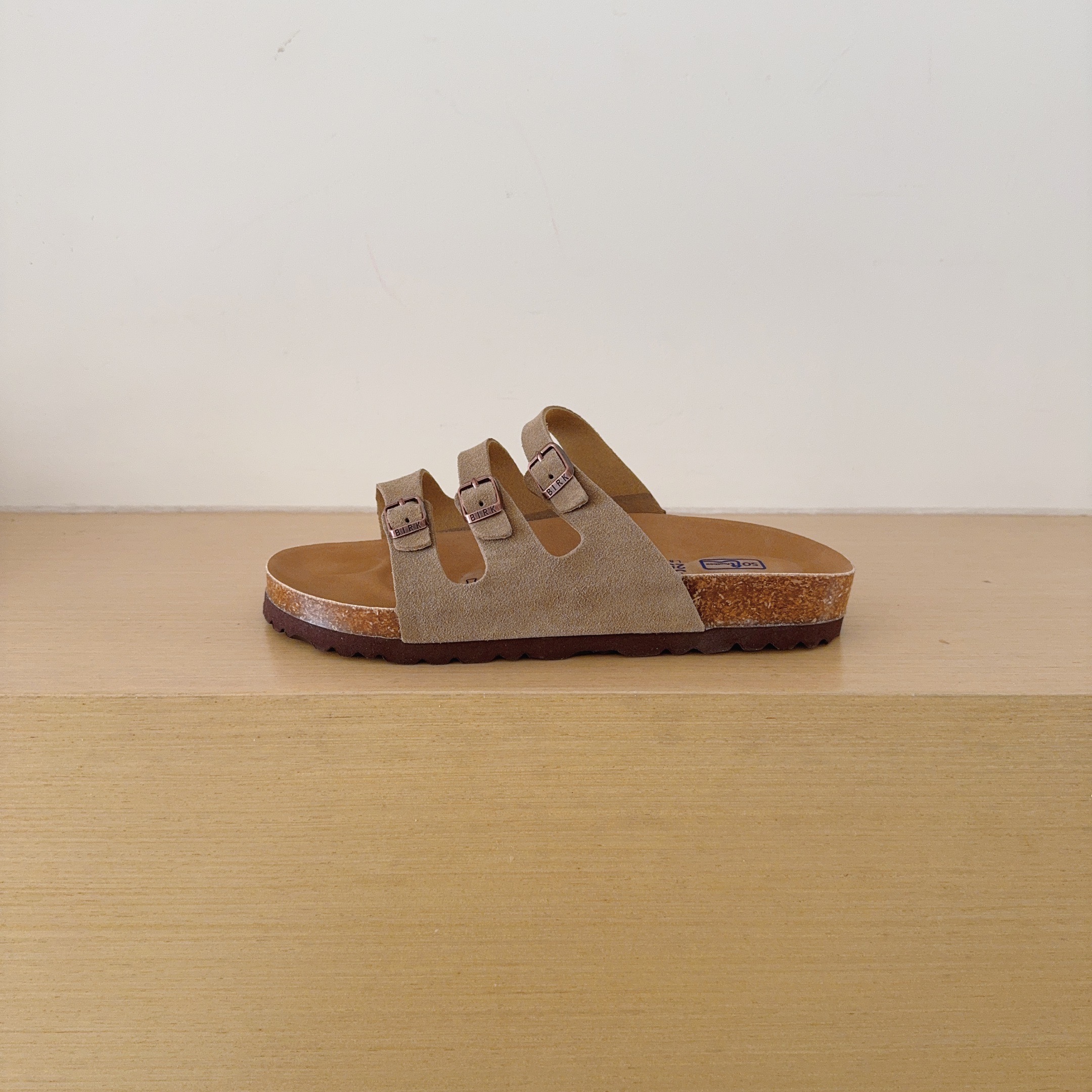 Birken-Style Three-Strap Sandals