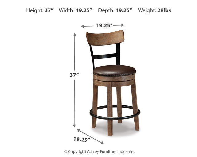 Valebeck / Pinnadel / Caitbrook Swivel Bar Stool