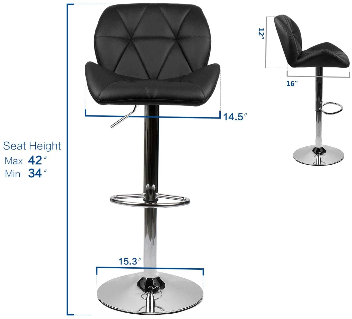 Stewartsville 2 - Person Counter Height Dining Set