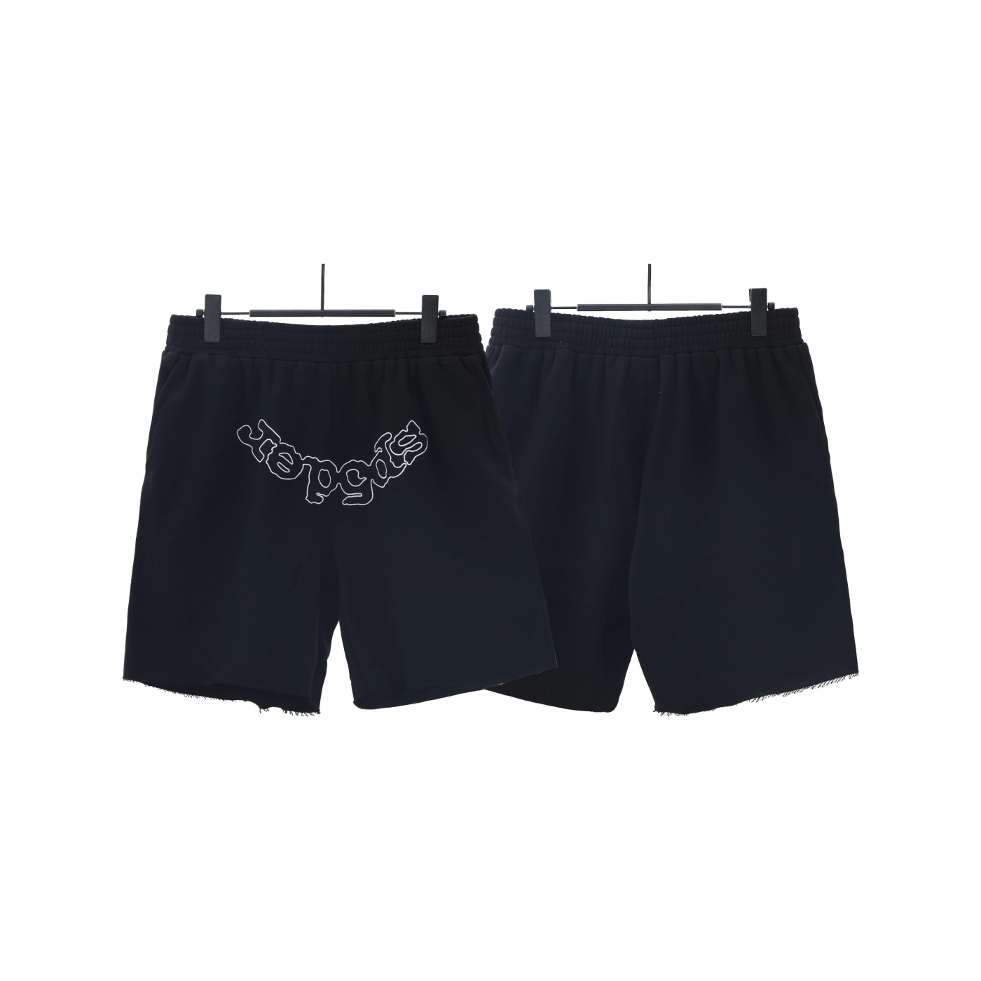 Sp5der Sweatshort Black