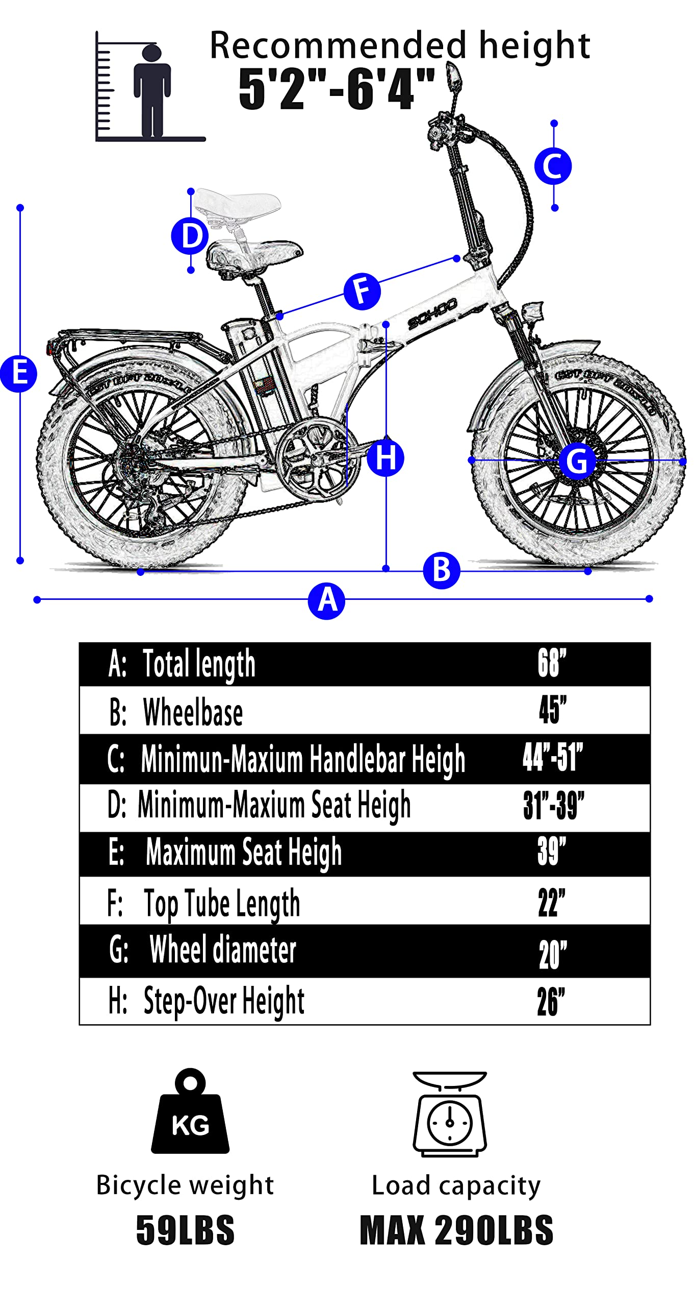 Adult Step-Over & Step-Thru Folding Fat Tire E-Bike Mountain