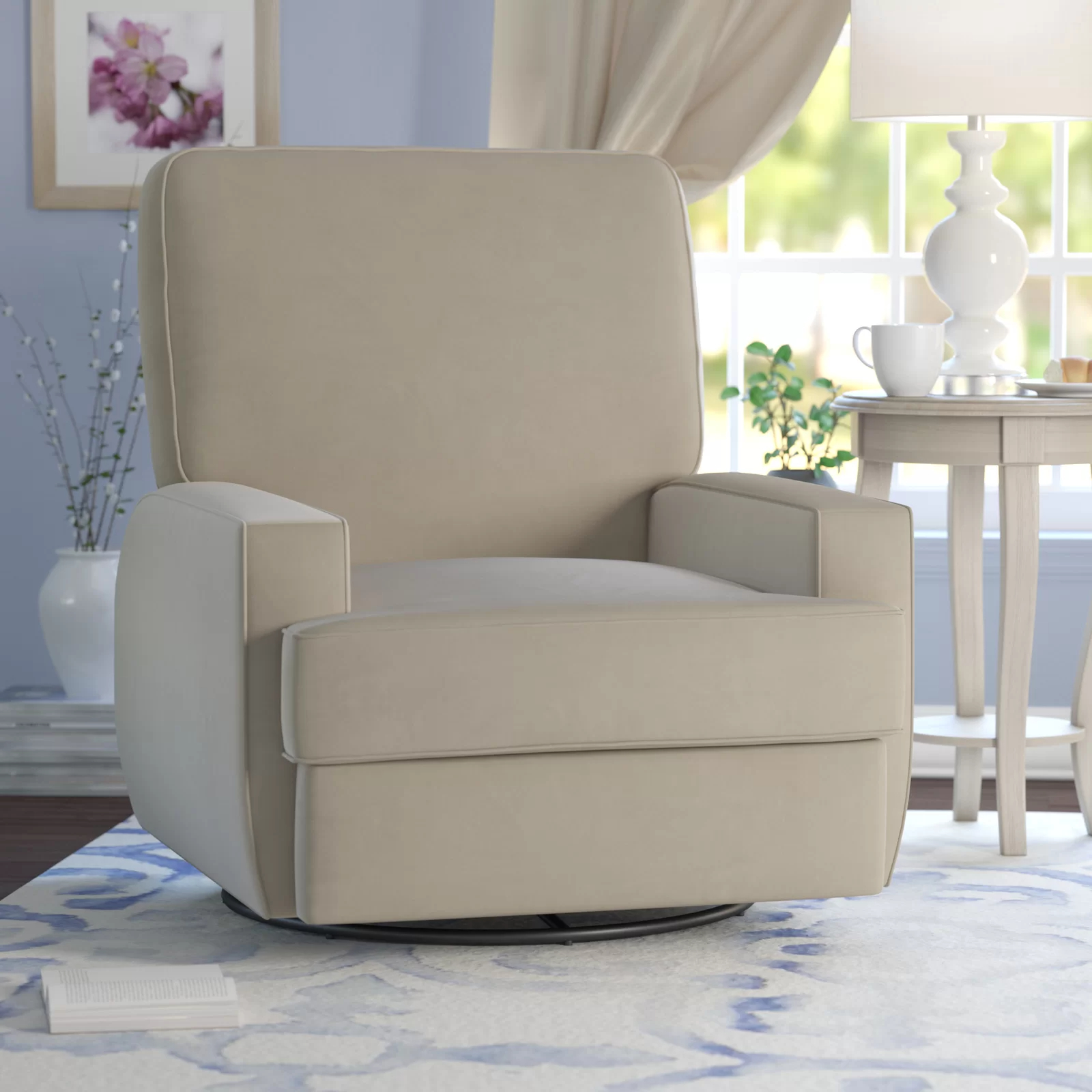 Abingdon Swivel Reclining Glider Nursery Chair