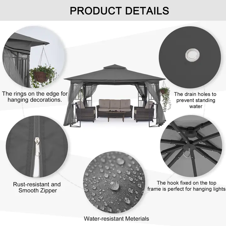 11x13 Patio Gazebo
