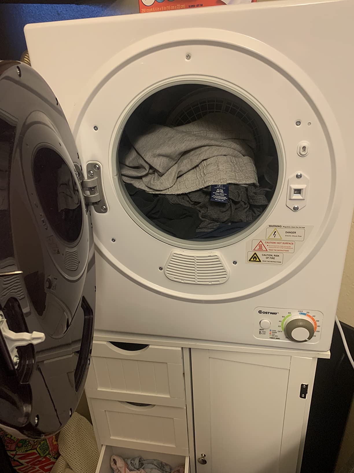 COSTWAY Compact Laundry Dryer