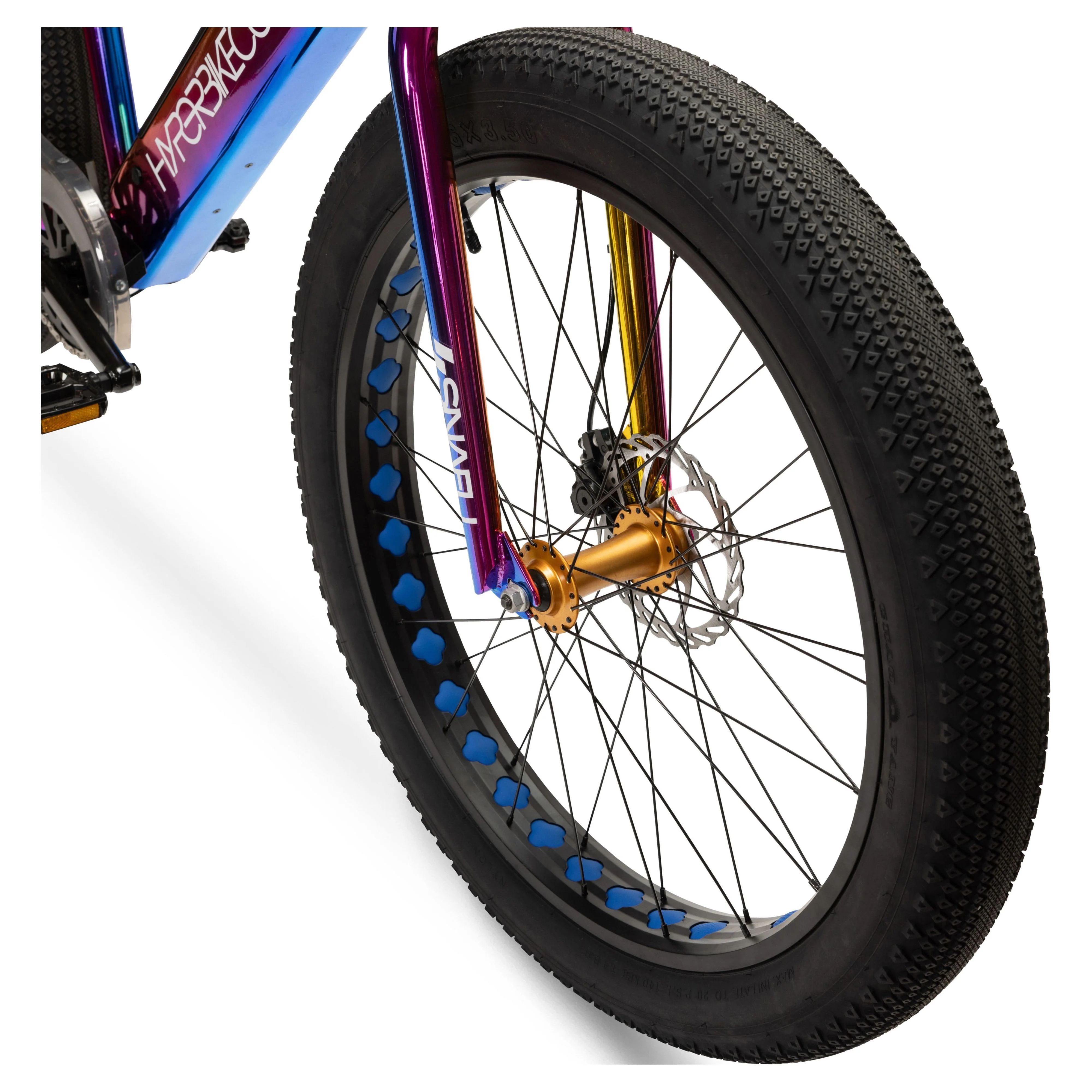Hyper Jet Fuel 26in Fat Tire Electric BMX Bike, 250W, 36V