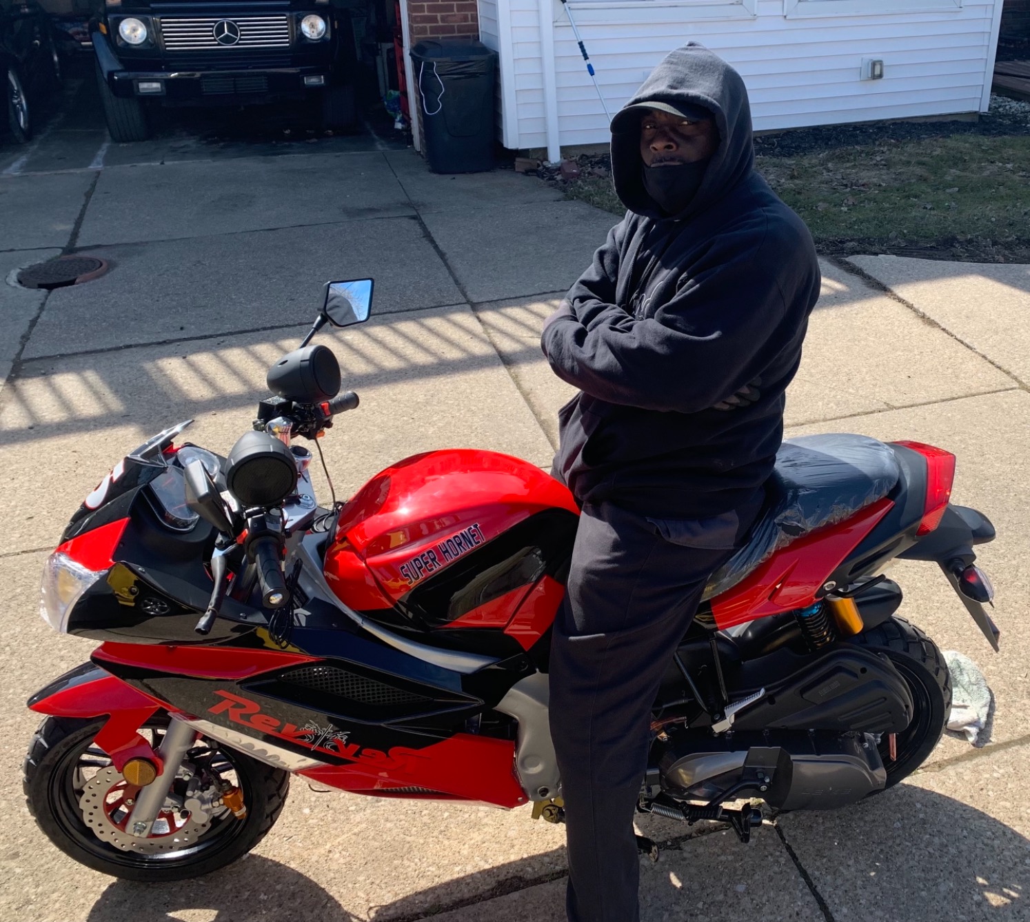 High Power High Speed 150cc Hornet SR 2 Motorcycle Scooter
