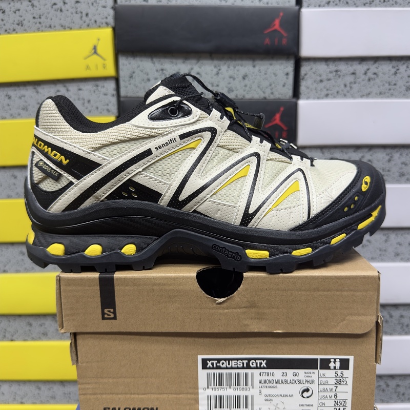 Salomon XT-Q Sulfur Yellow Sneakers