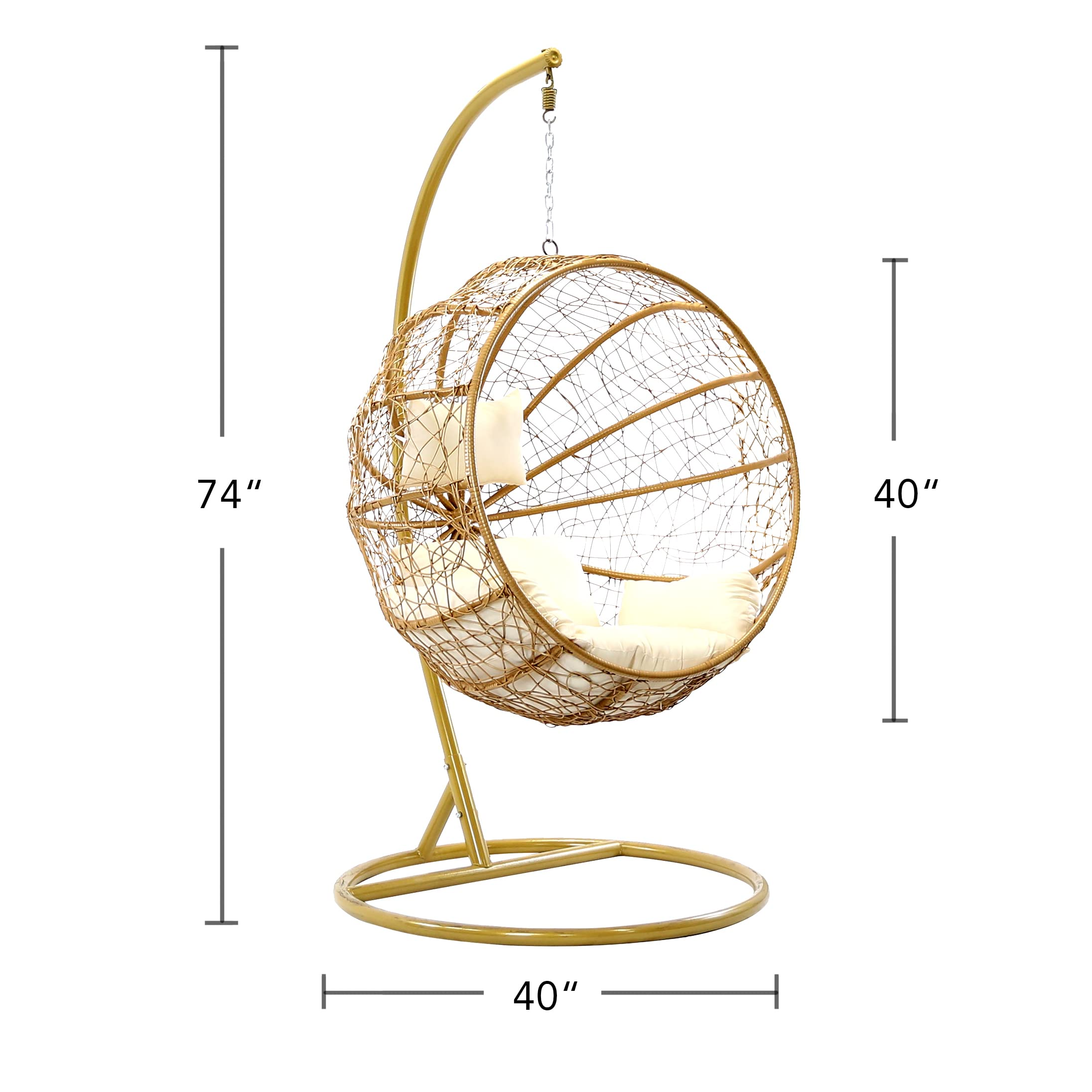 Porch Swing Chair with Stand