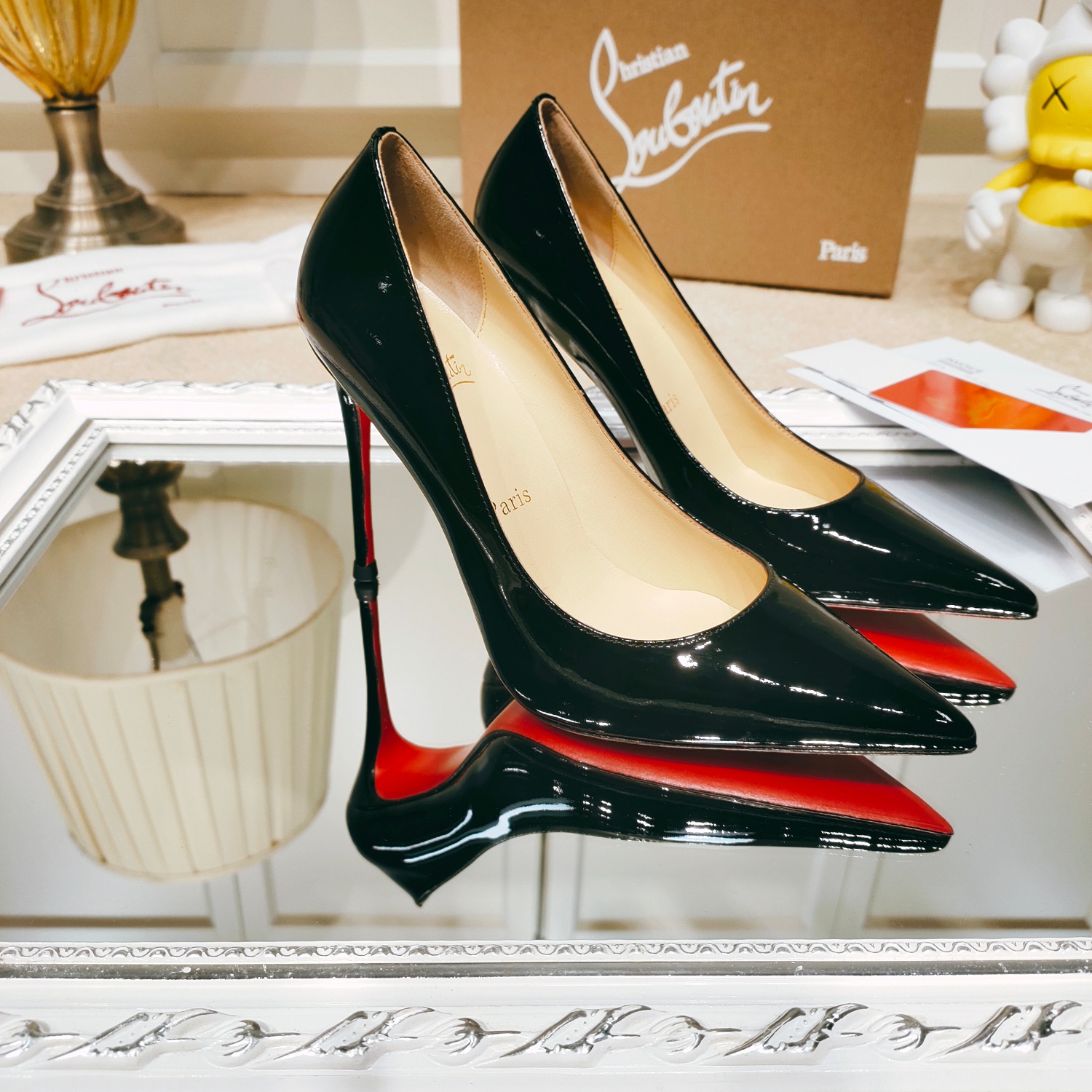 Christian Louboutin red bottom high heels shoes