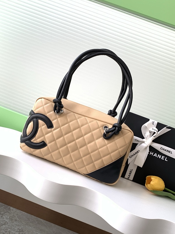 Chanel Beige Bowler Bag