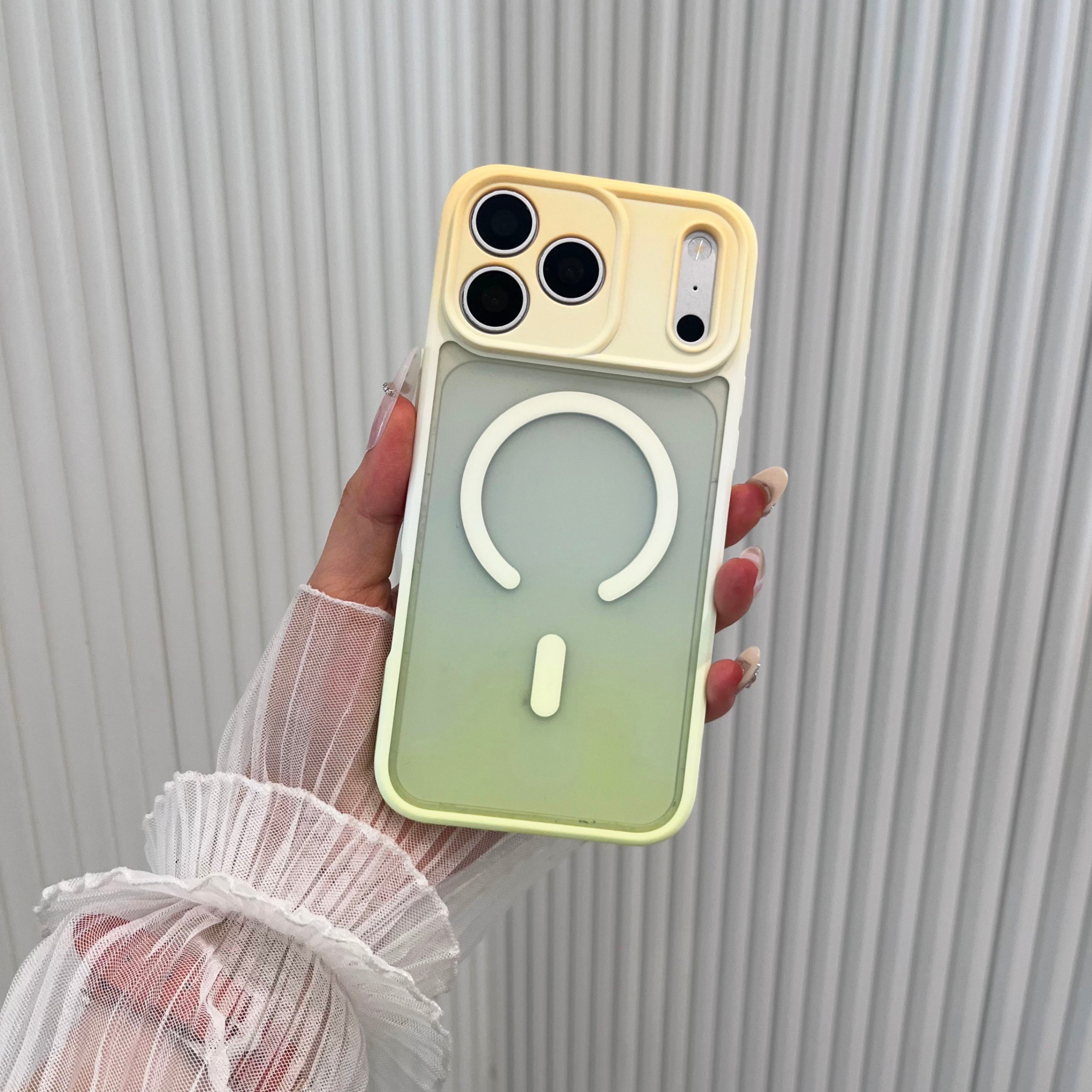 iPhone 15 Pro Protective Case Magnetic - back view