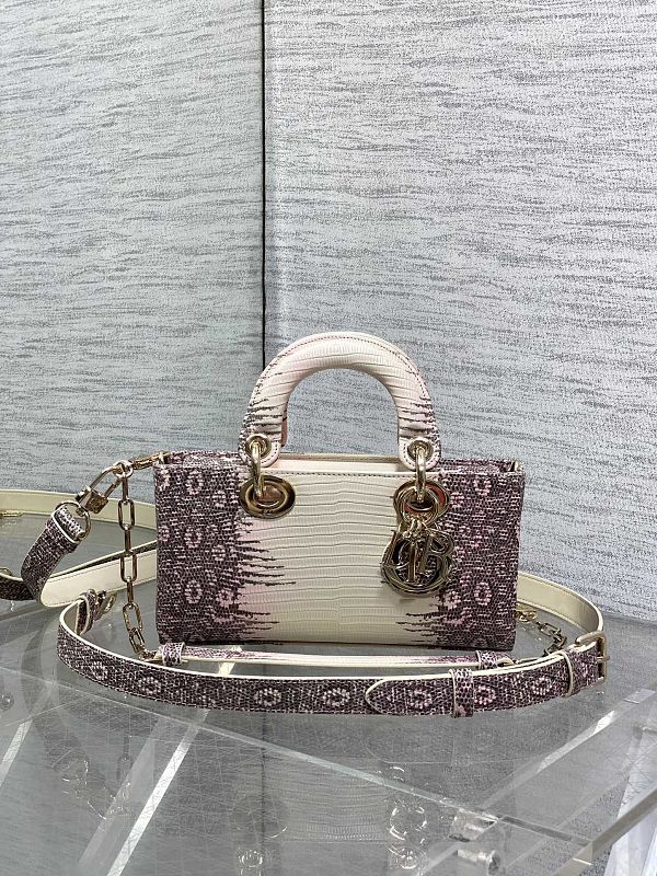 Dior Lady Mini Cream Pink Bag
