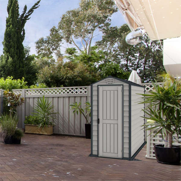 Duramax EverMore 4 x 6 ft Plastic garden storage shed