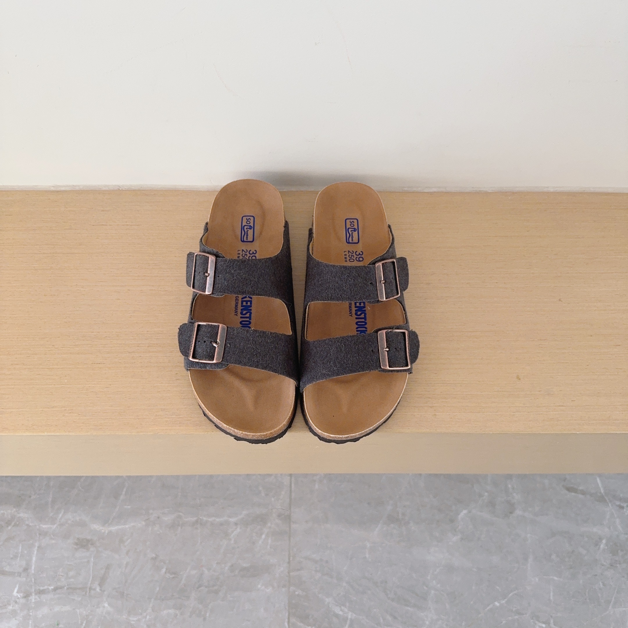 UGG Kids Wool Birken-Style Two-Strap Sandals Adult And Kids