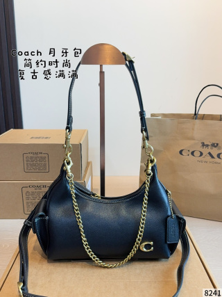 Coach Quilted Tabby Crescent Hobo