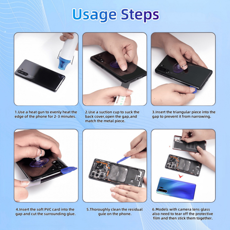 Galaxy SM-A166 Replacement Battery Multi-Color - back view