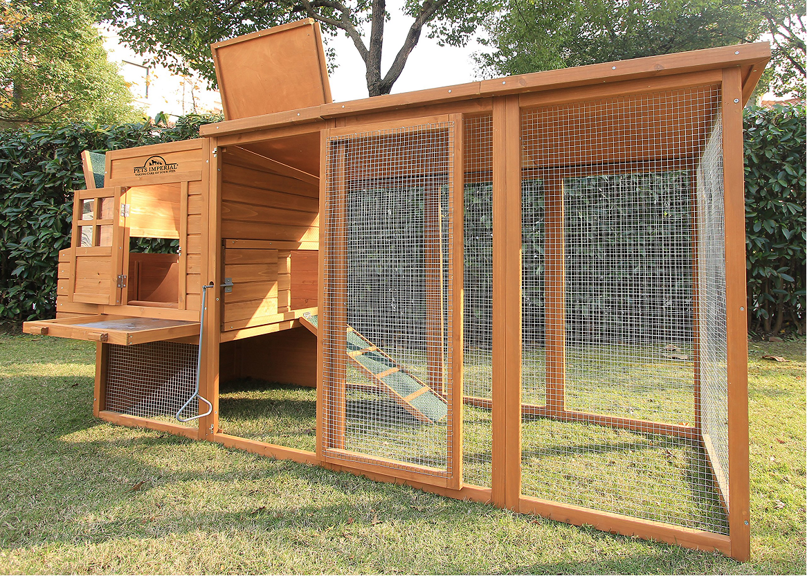 Arlington Chicken Coop with Extra Long Run 8ft2.5m & Ashpalt Roof