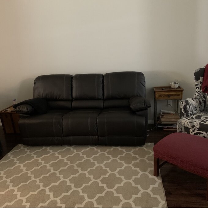 Edgar 81'' Vegan Leather Sofa