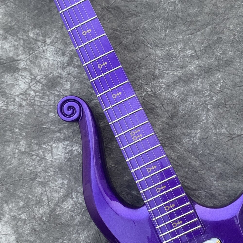 New Super Rare Prince Cloud Sparkling Pearl Purple Right-Handed Electric Guitar