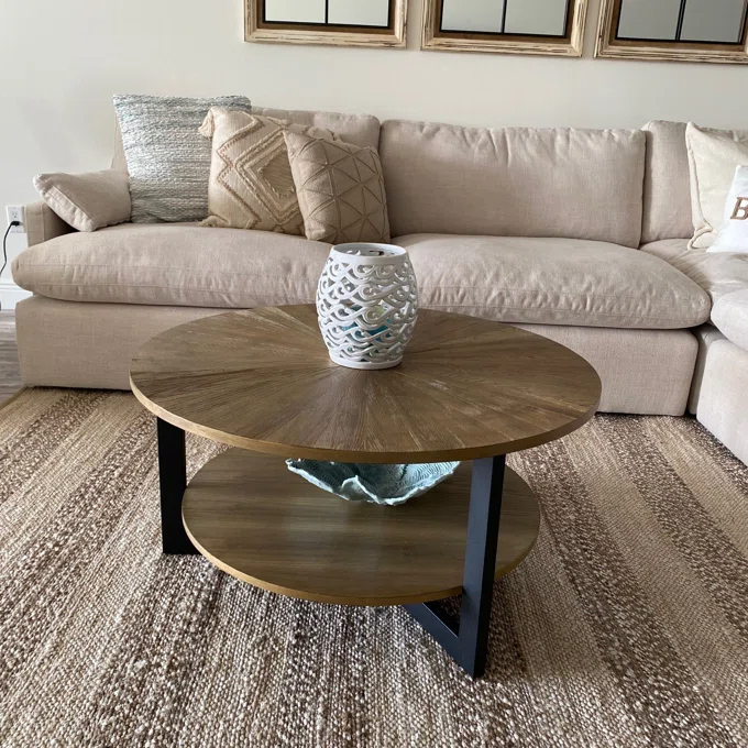 Frame Coffee Table with Storage
