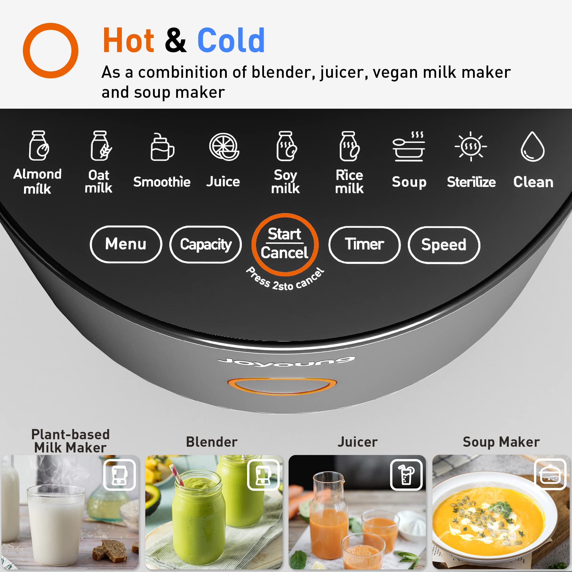 Blender Fully Automatic & Large Capacity for Almond Milk