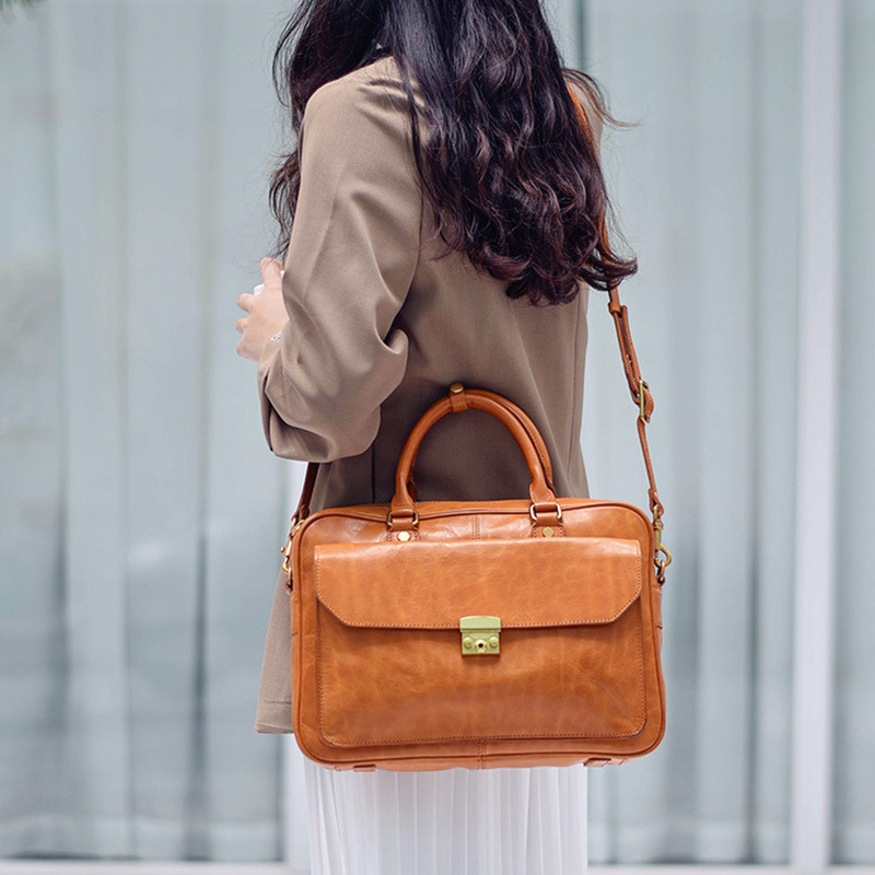 Vintage Leather Briefcase