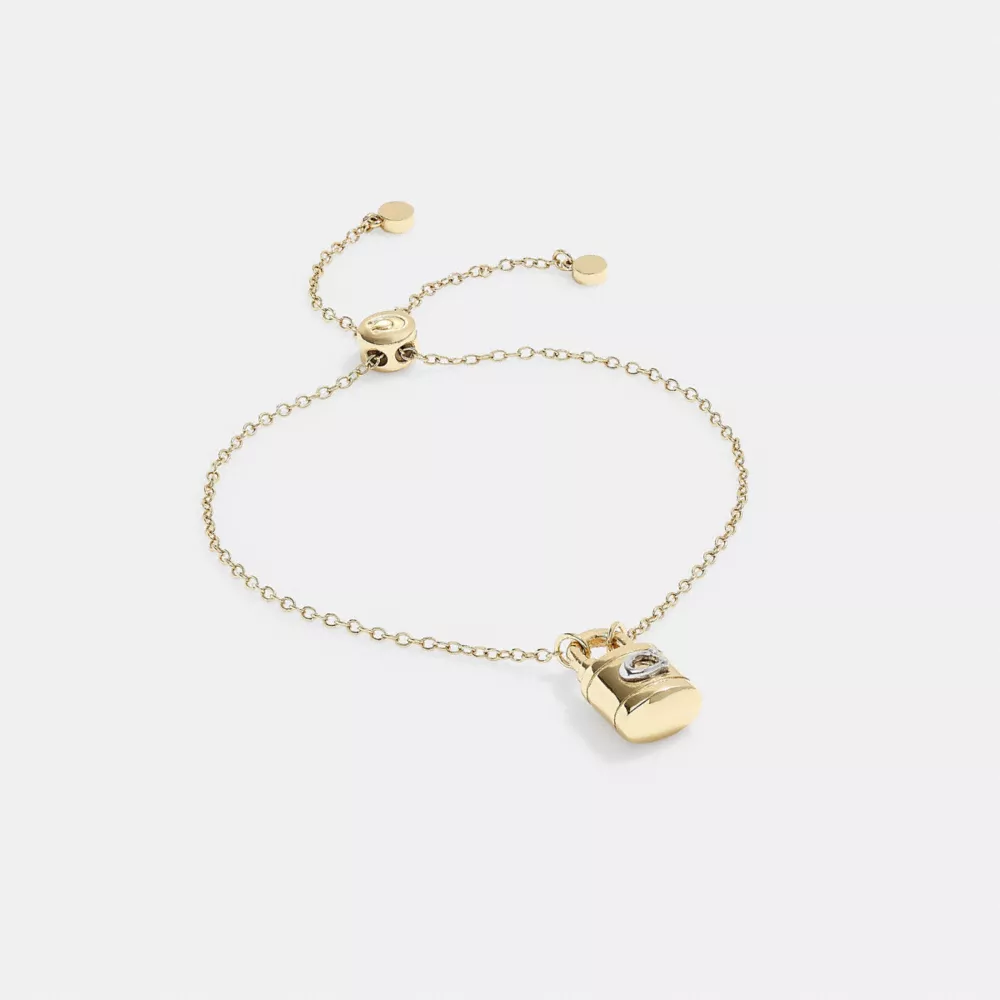 COAthtCH Signature Padlock Slider Bracelet