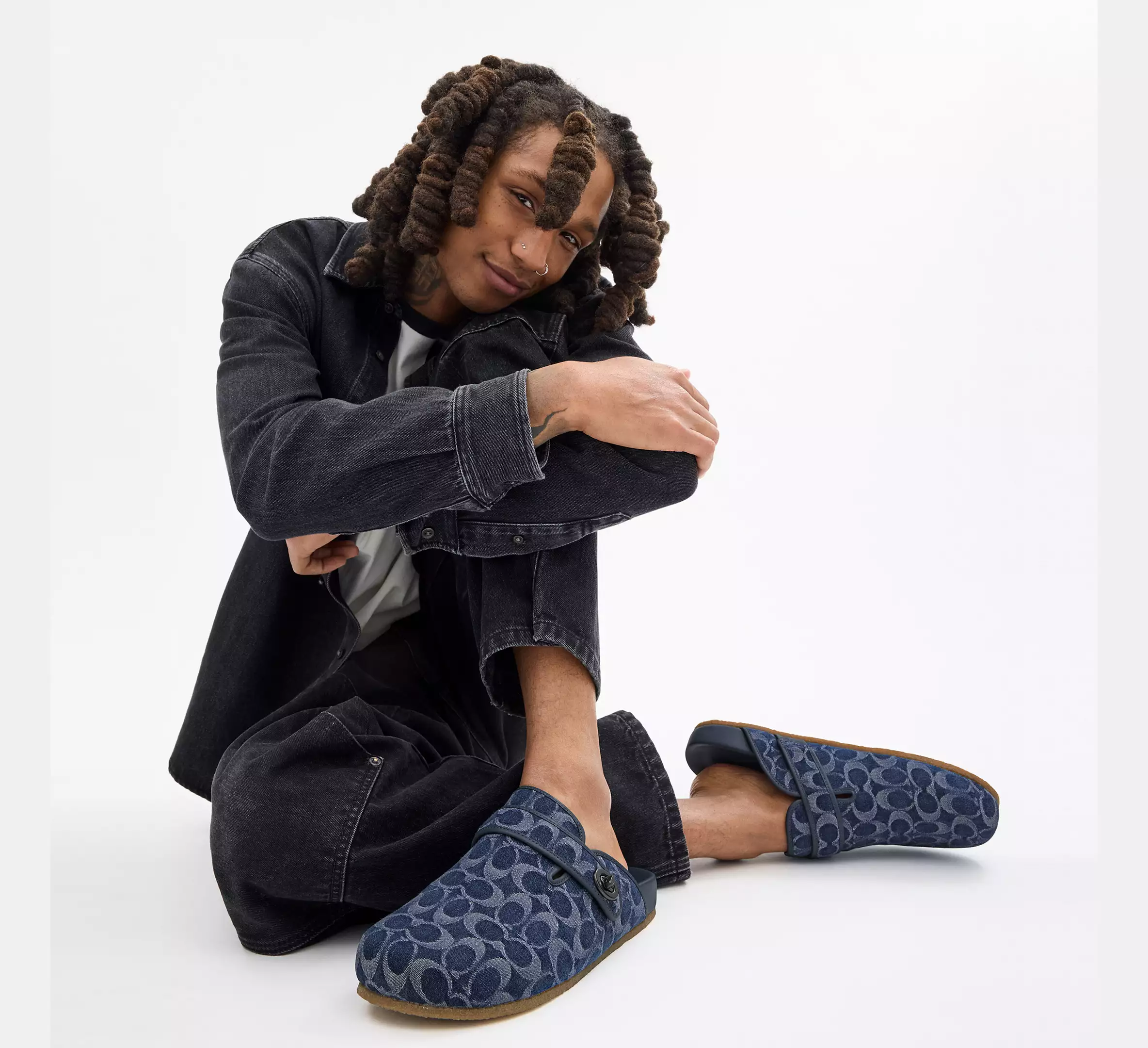 COAthtCH Blake Clog In Signature Denim