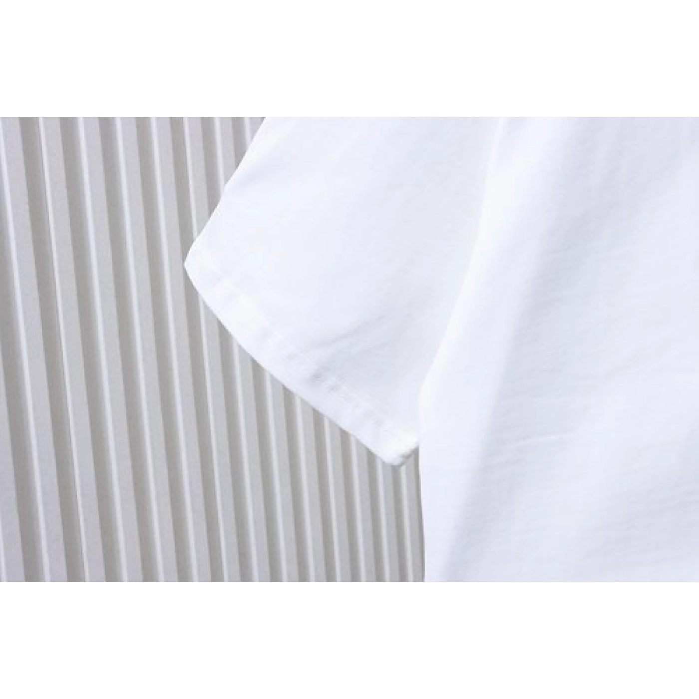 Loewe Misaligned Logo Embroidered T-Shirt White