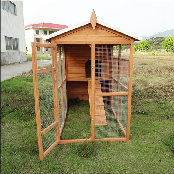 Large Size Fir Wooden Waterproof Roof Green Chicken Coops